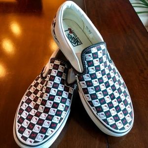 vans checkerboard hello kitty backpack